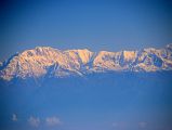 Kathmandu Flight To Pokhara 18 Annapurna South, Annapurna I, Hiunchuli, Roc Noir, Machapuchare, Gangapurna Early Morning 